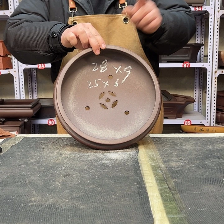 紫砂花盆紫砂等传统