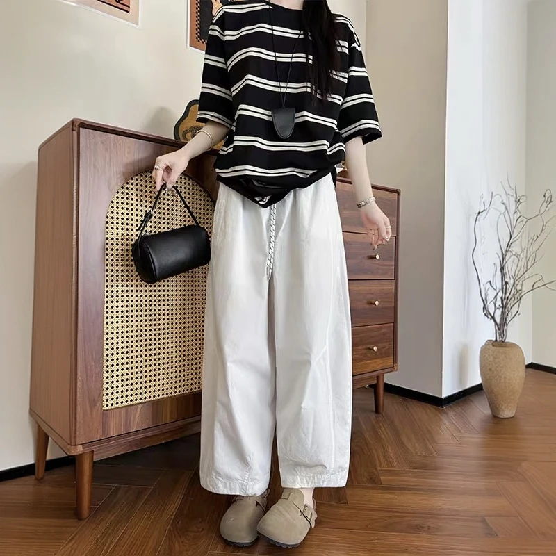 【清库存+运费险】阔腿裤夏季时尚高腰薄款气球裤裤显瘦纯色休闲