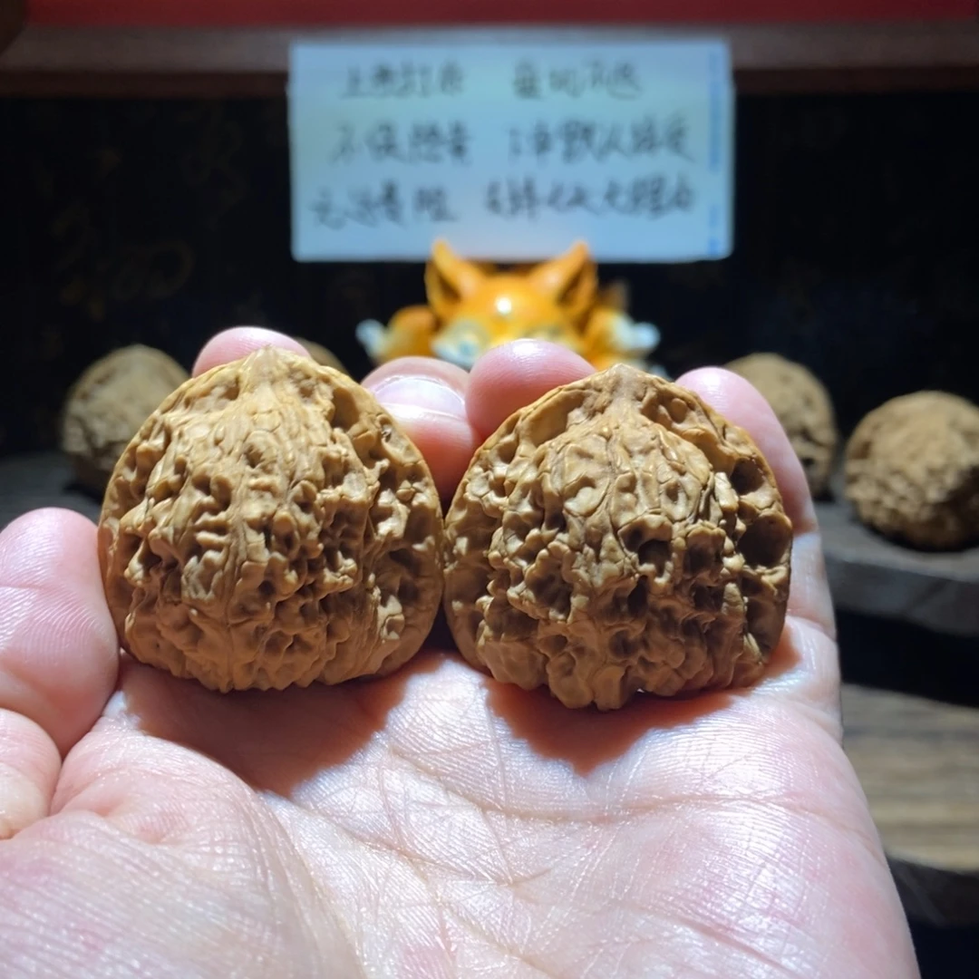 喫***也文玩核桃把件涿鹿南将石