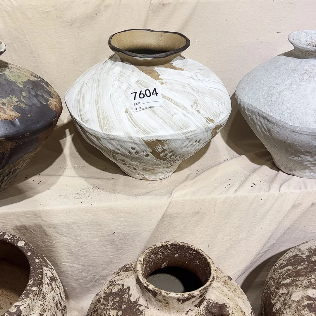 瓶7604高26口9陶瓷花瓶无孔