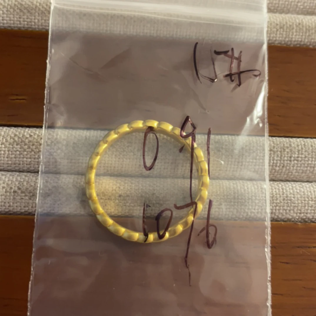 克重0.91 15号 麦穗戒指 足金999