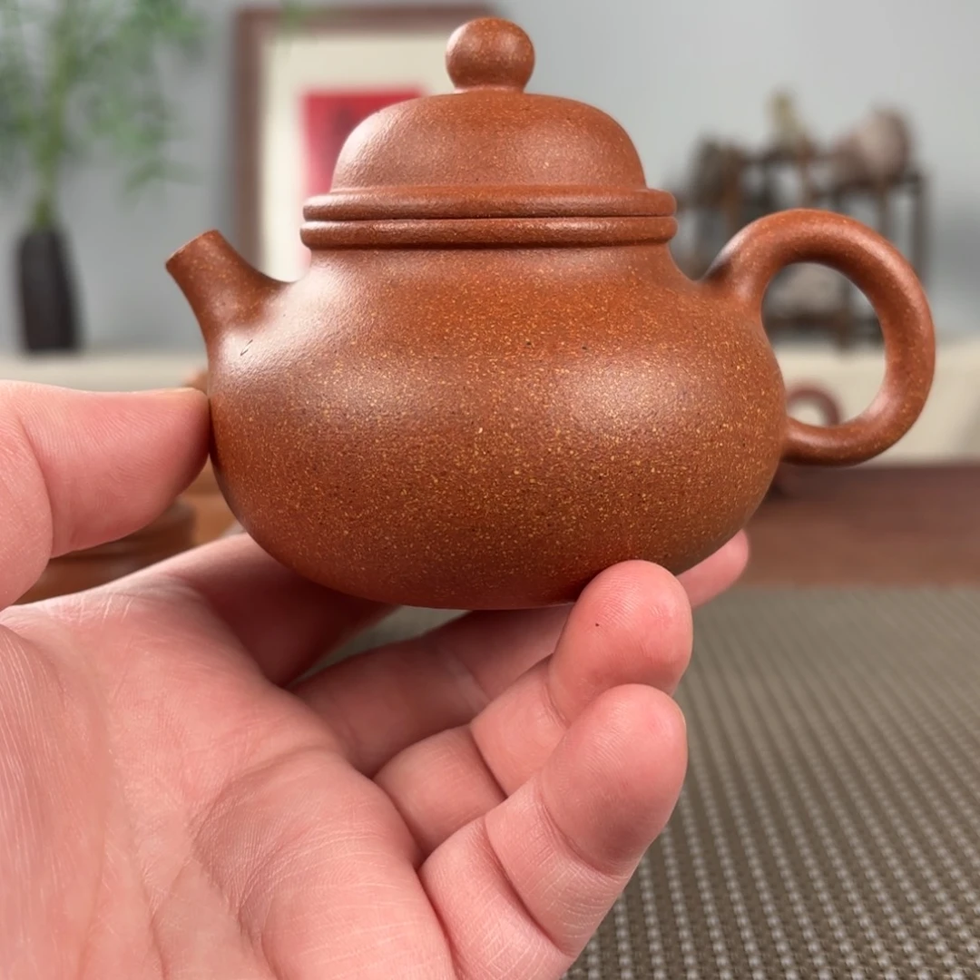 紫砂茶壶黄龙山原矿紫砂壶190
