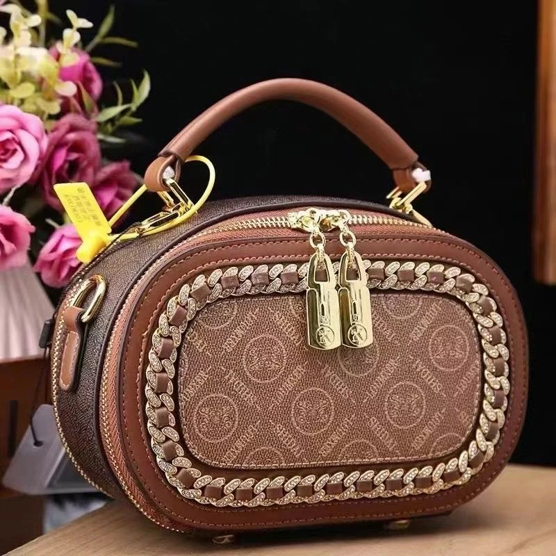 千金风字母耐刮欧美复古斜挎包小众零钱包时尚潮流小包包个性