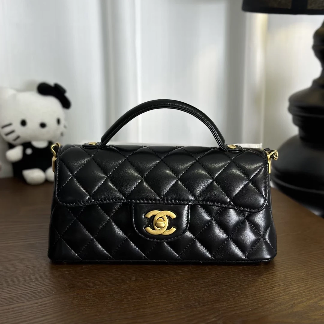 全新未使用 Chanel/香奈儿 青奢荟/25p横版凯莉小号斜挎///66947