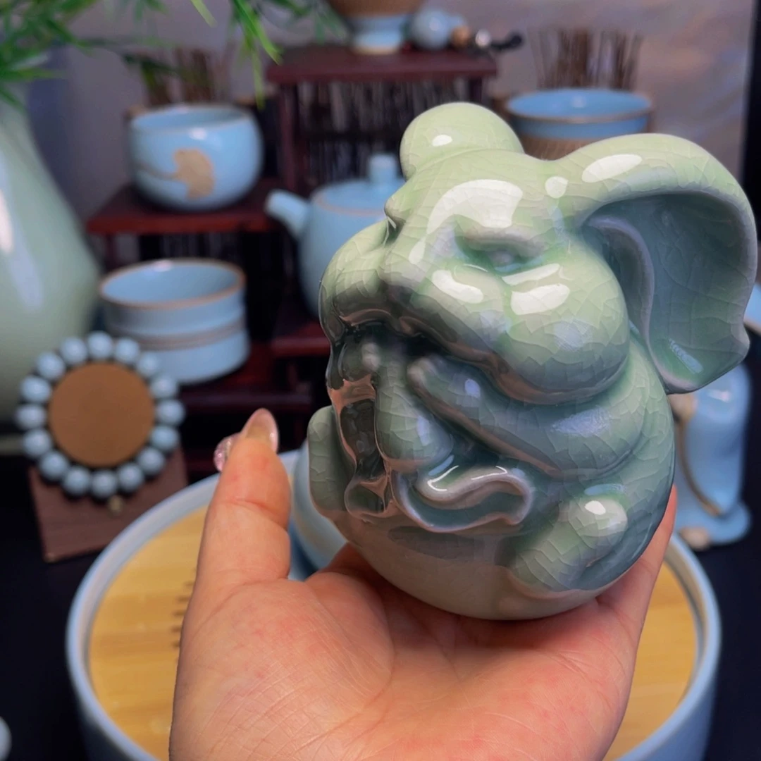 【闪购商品】汝州单壶，天青，串，壶，盖碗