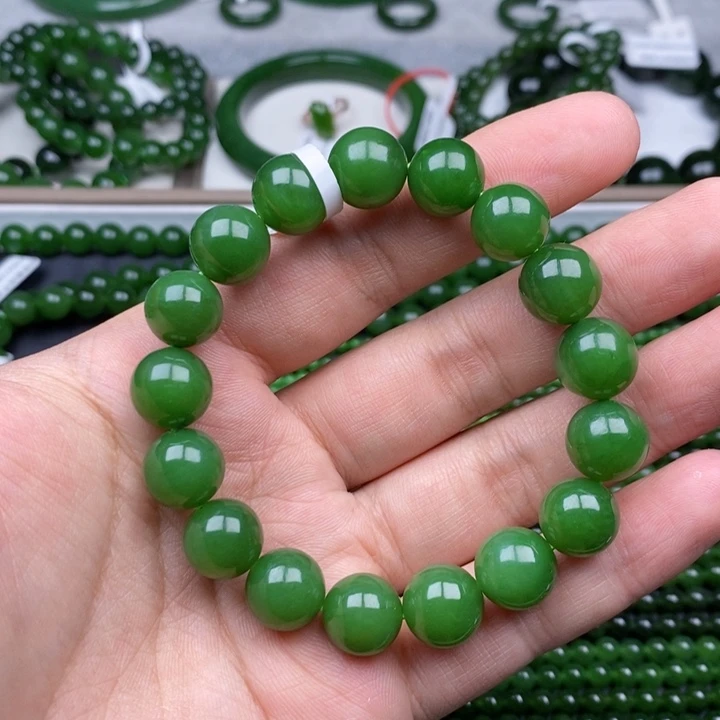 未镶嵌手串和田玉（碧玉）卡12