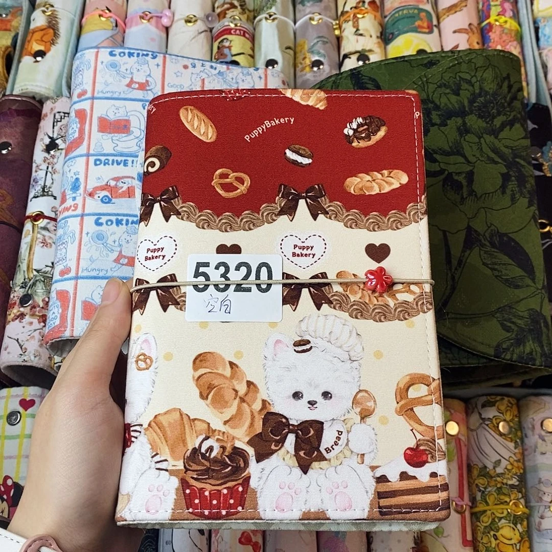 织绣A6活页不加纸5320