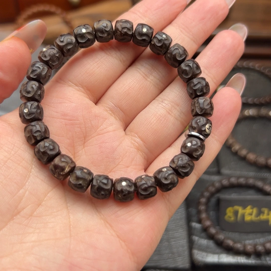 E***️手串椰蒂98满钉乱山单圈