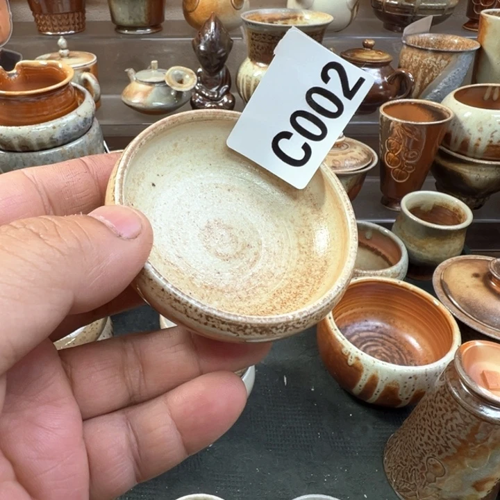 摆件002景德镇裸坯柴烧主人杯 净土