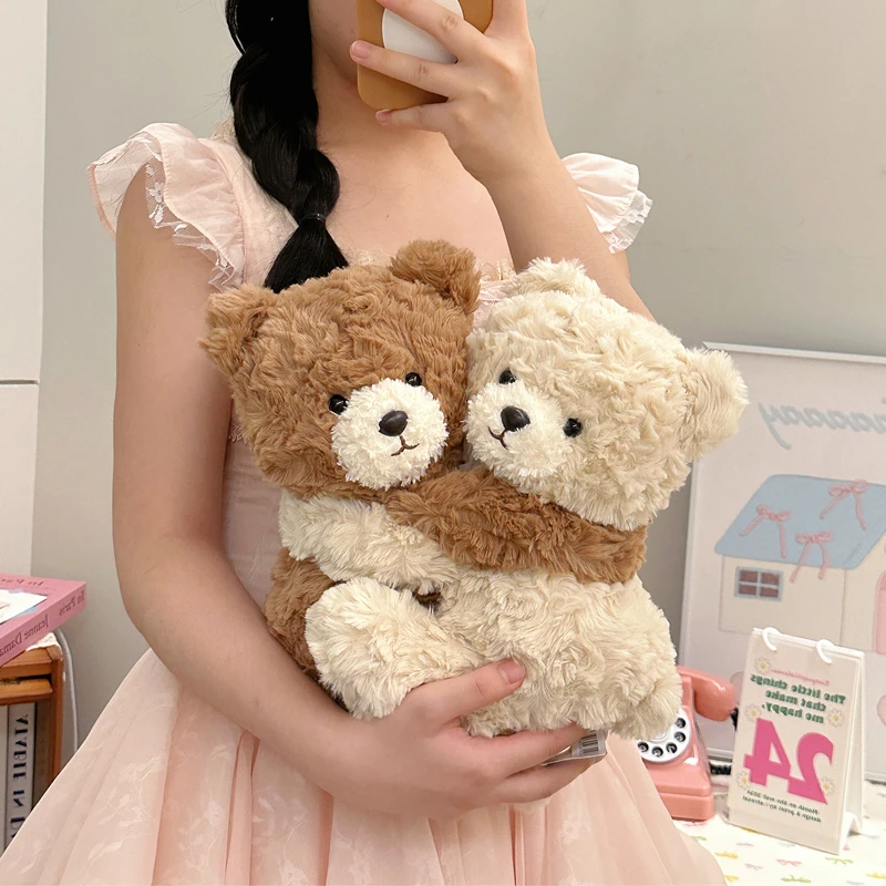 正版拥抱小兔子玩偶情侣毛绒玩具好朋友抱抱公仔抱枕娃娃生日礼物