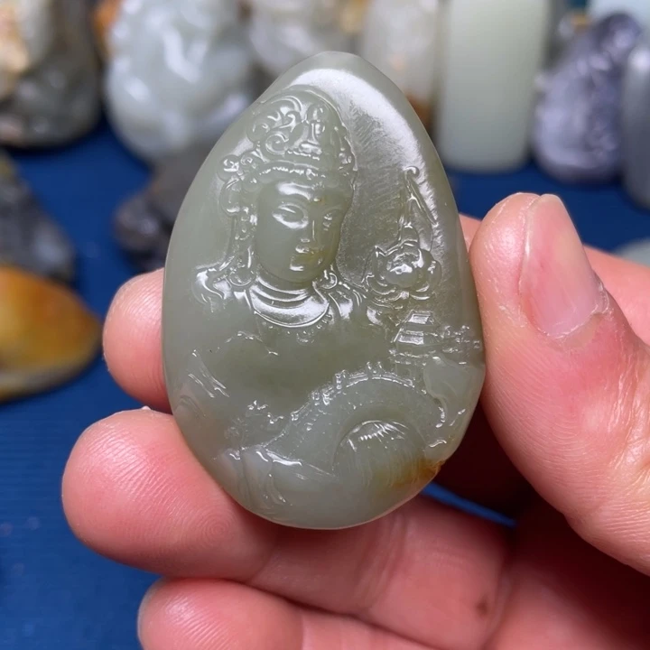 颈饰未镶嵌和田玉