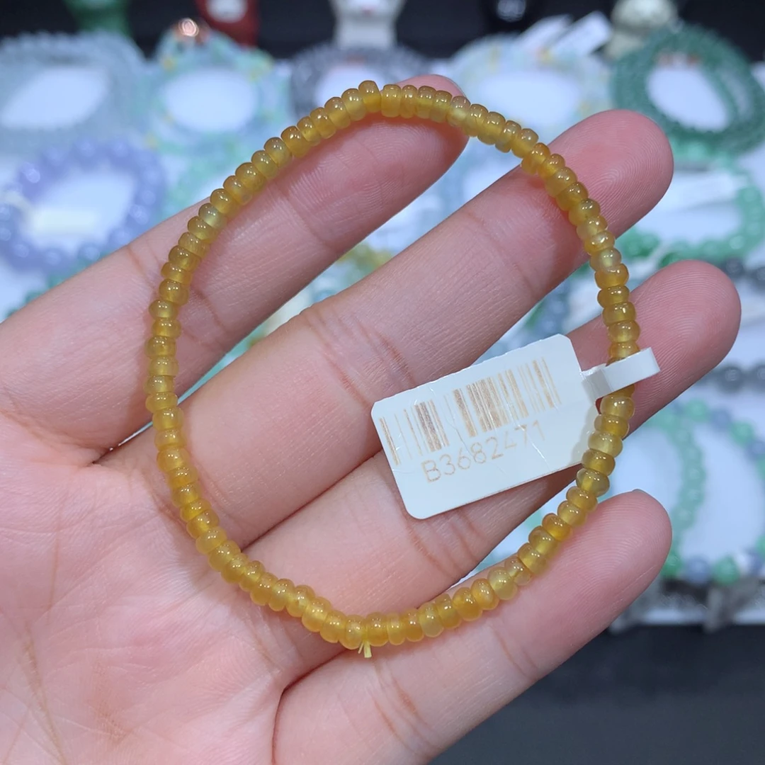 未镶嵌手串翡翠天然