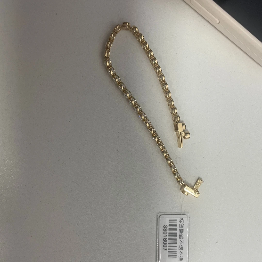 18K镶嵌泡泡手链高端定制款剪短链接