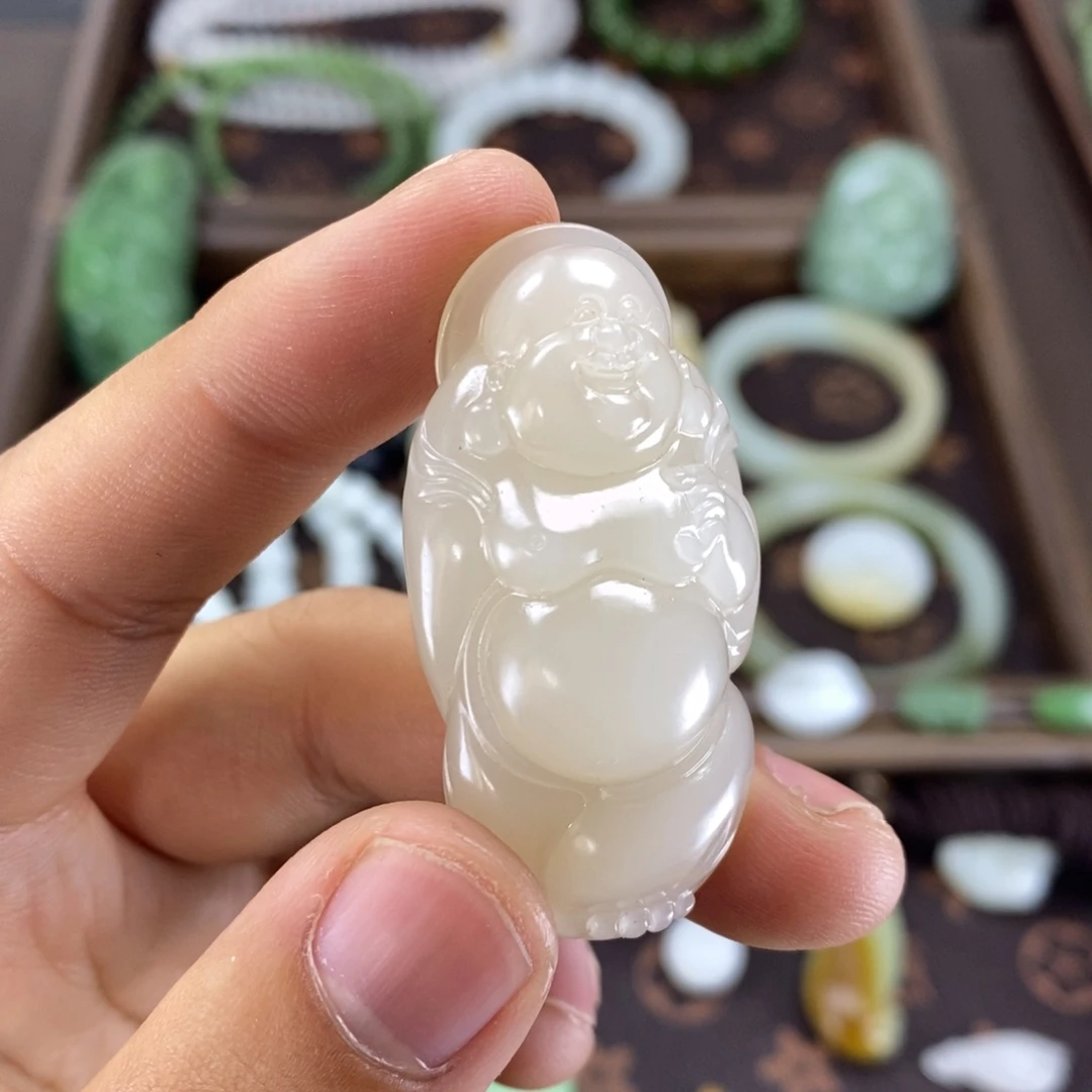 和田玉未镶嵌手串