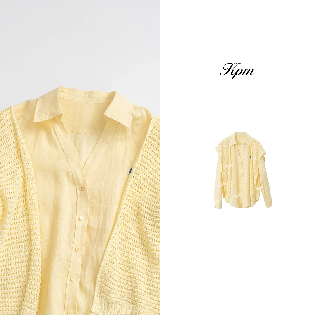 2025早春新款设计感小众宽松欧若风洋气上衣女薄款显瘦衬衫JN7078