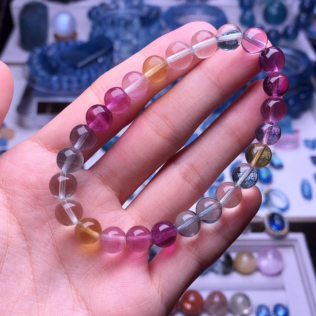 未镶嵌手链水晶多样性