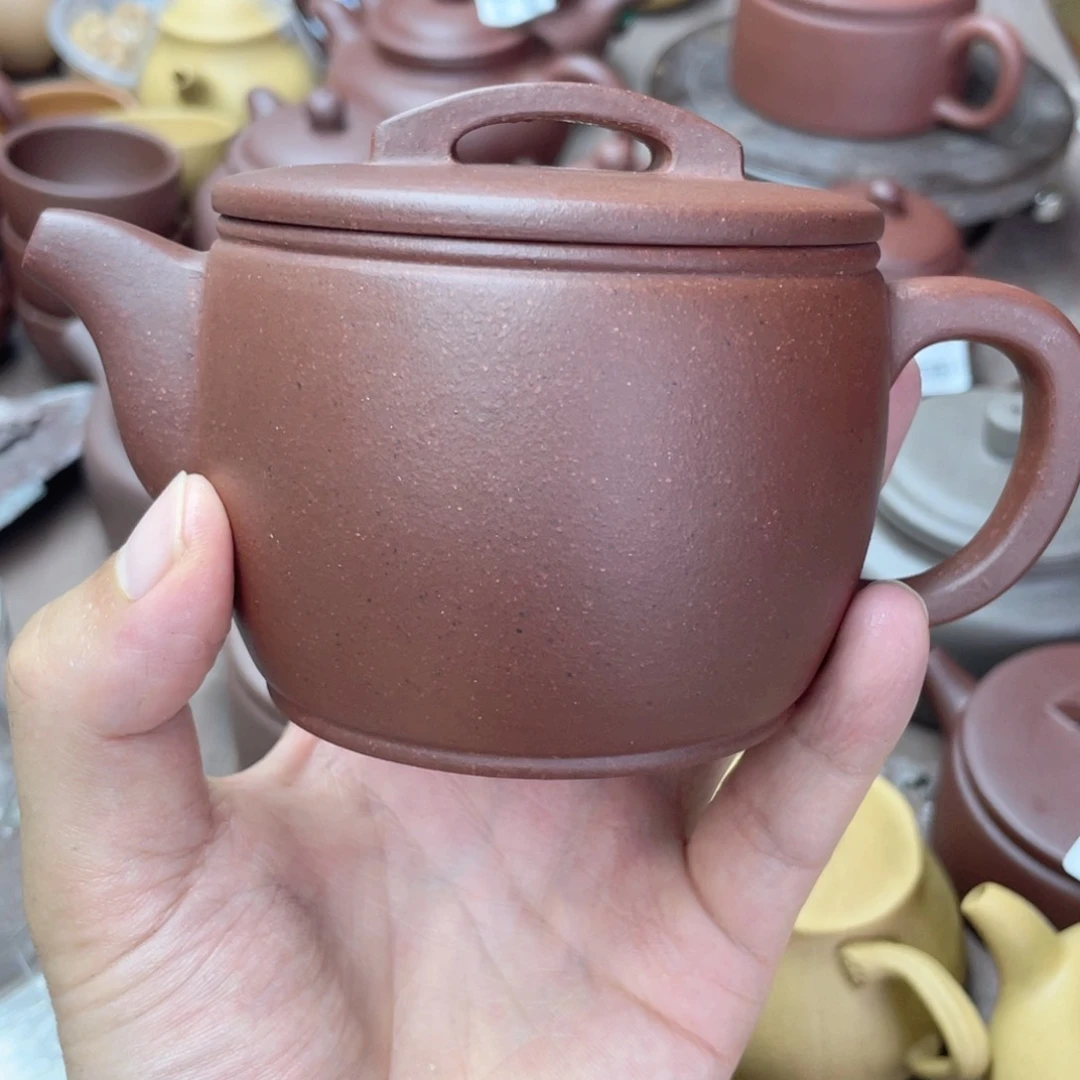 茶壶紫砂底槽清260cc左右瑕疵不挑毛病