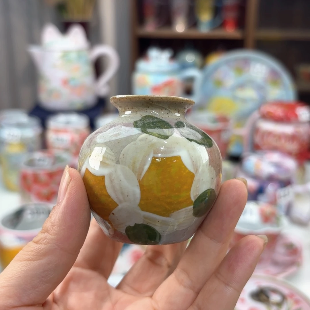 景德镇手绘高温釉下彩陶瓷茶具