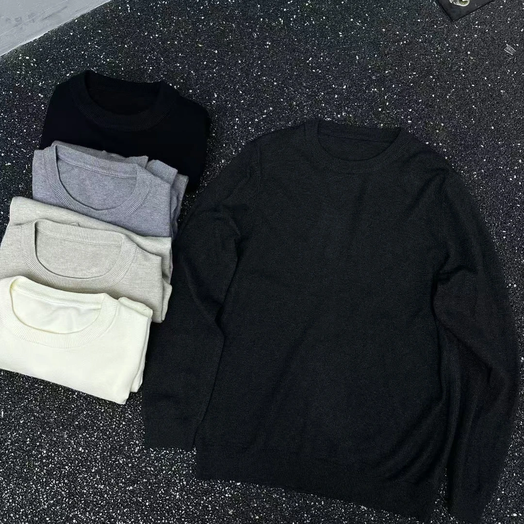 温柔瑶-男装冬季福利#“升级版 澳丝绵绒”极简百搭针织衫#21805