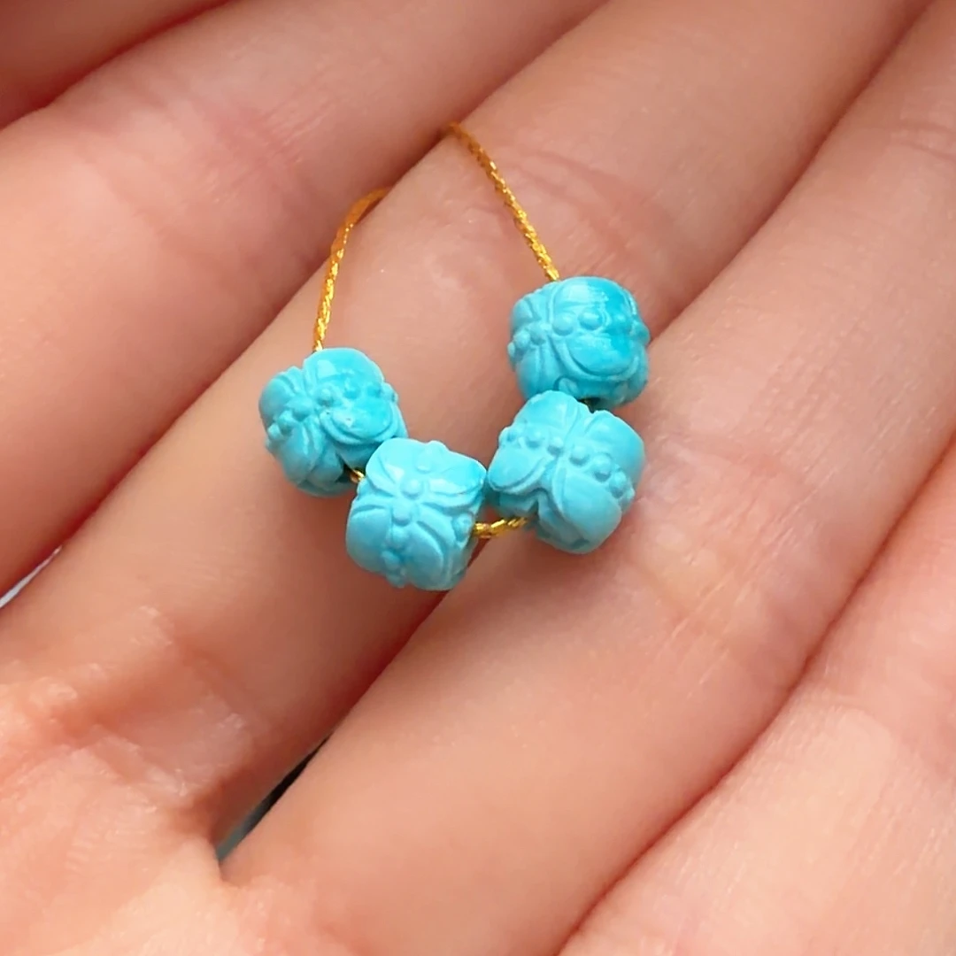 绿松石未镶嵌颈饰