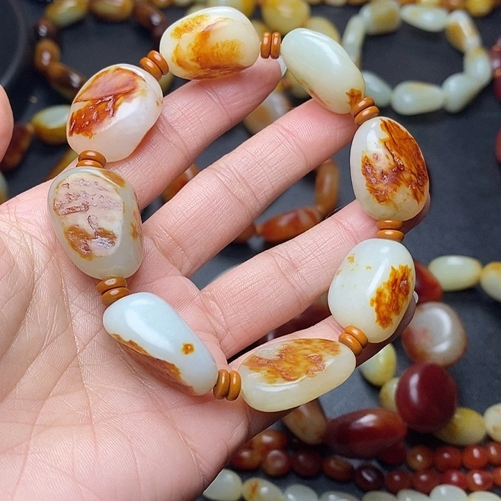 用***3和田玉未镶嵌手链