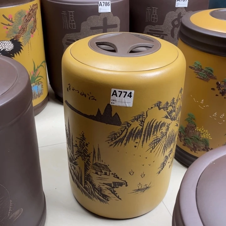 紫砂茶叶罐宜兴紫砂