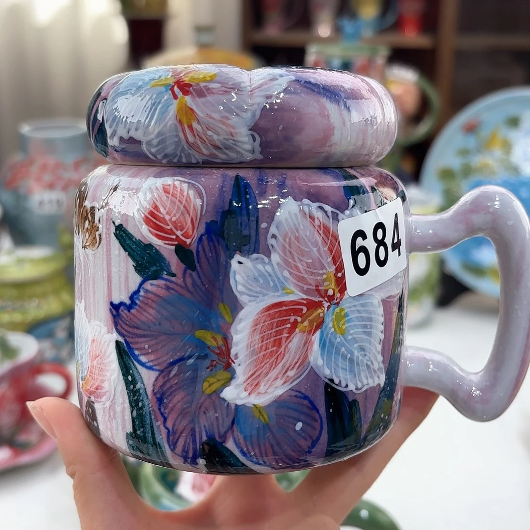 景德镇手绘高温釉下彩陶瓷茶具