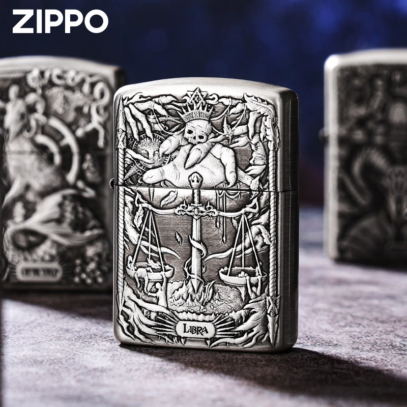 zippo打火机 星座秘典官方旗舰正品男实用防风礼盒装送礼物TCH1X1