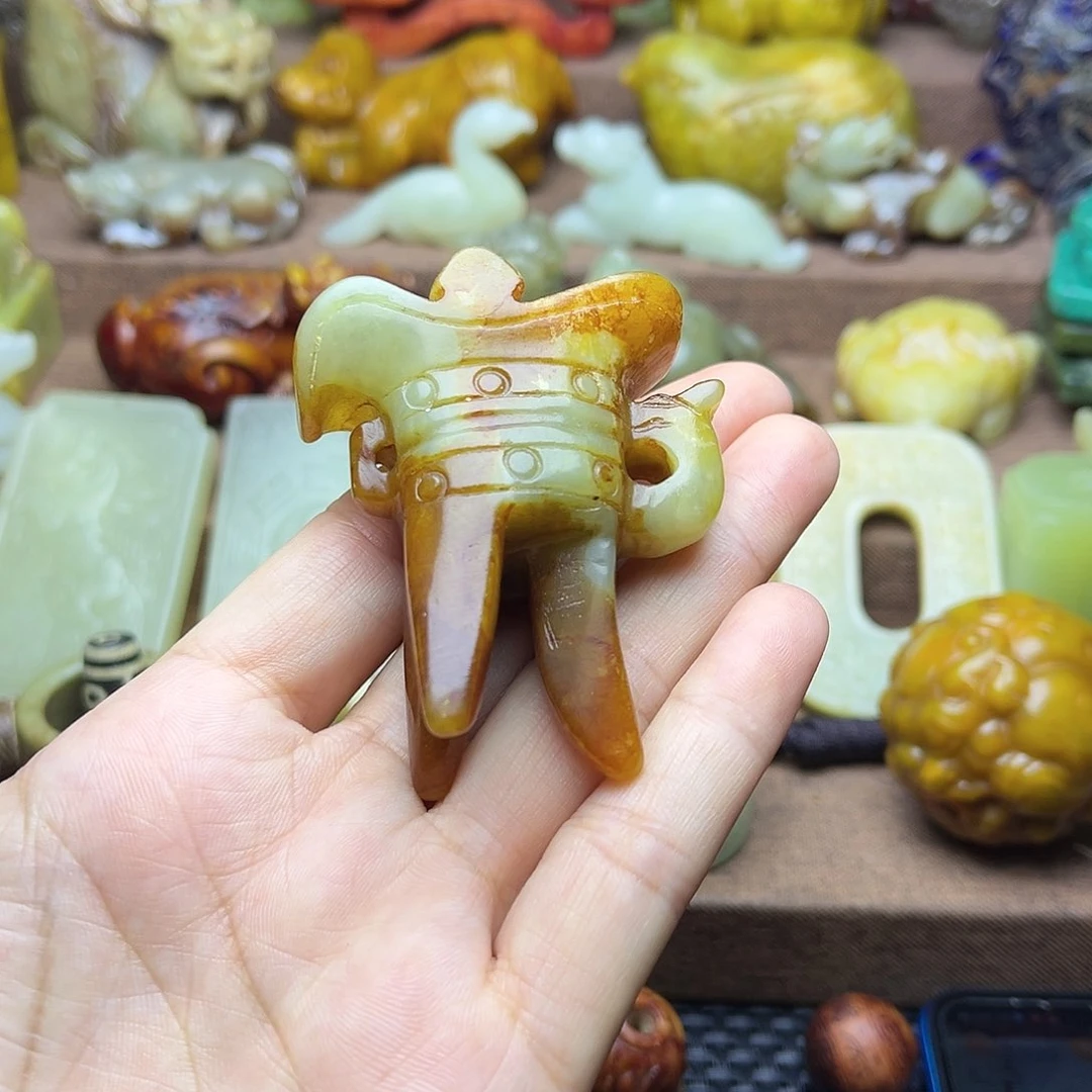 白玉菩提吊坠38。。