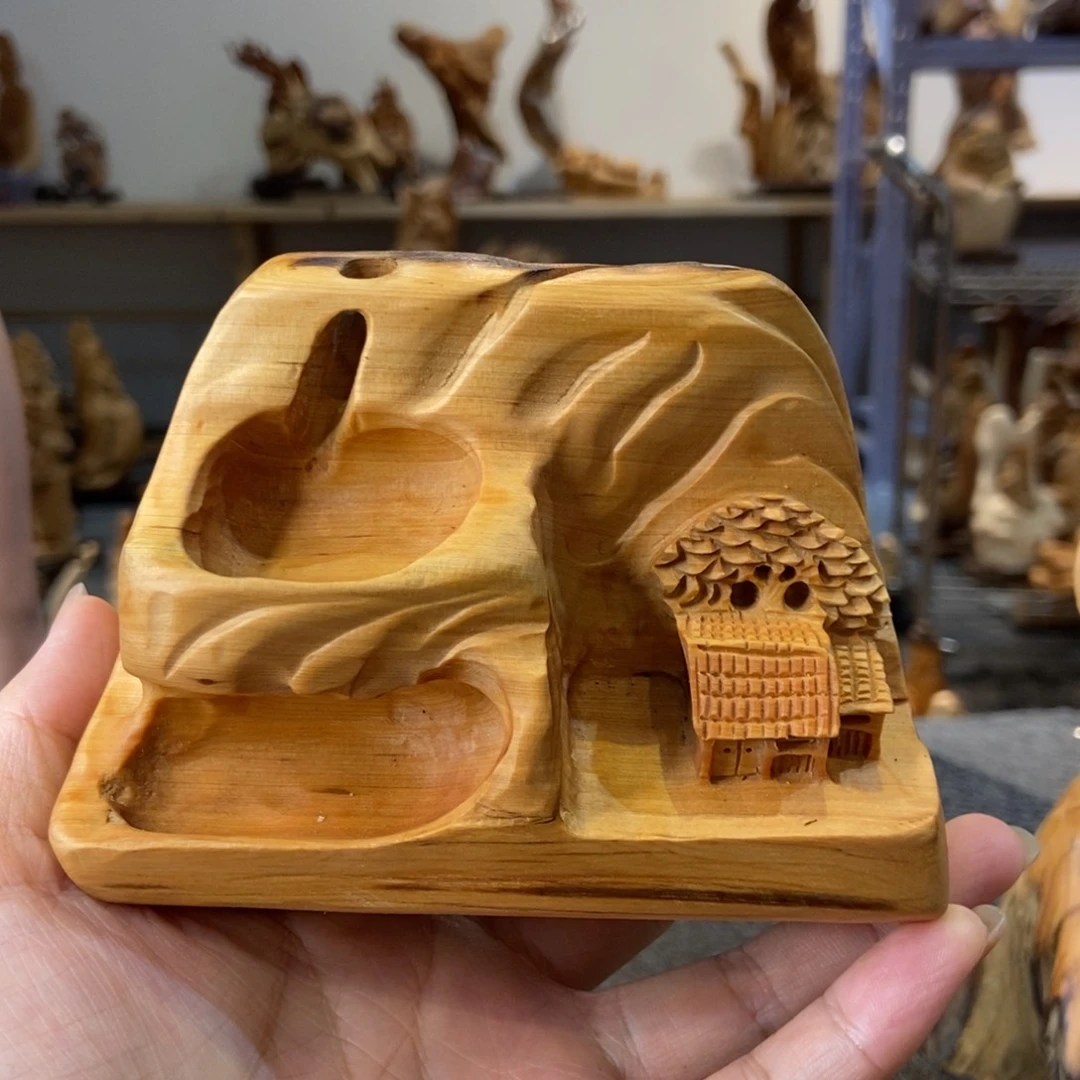 柏木（崖柏）太行崖柏根雕摆件