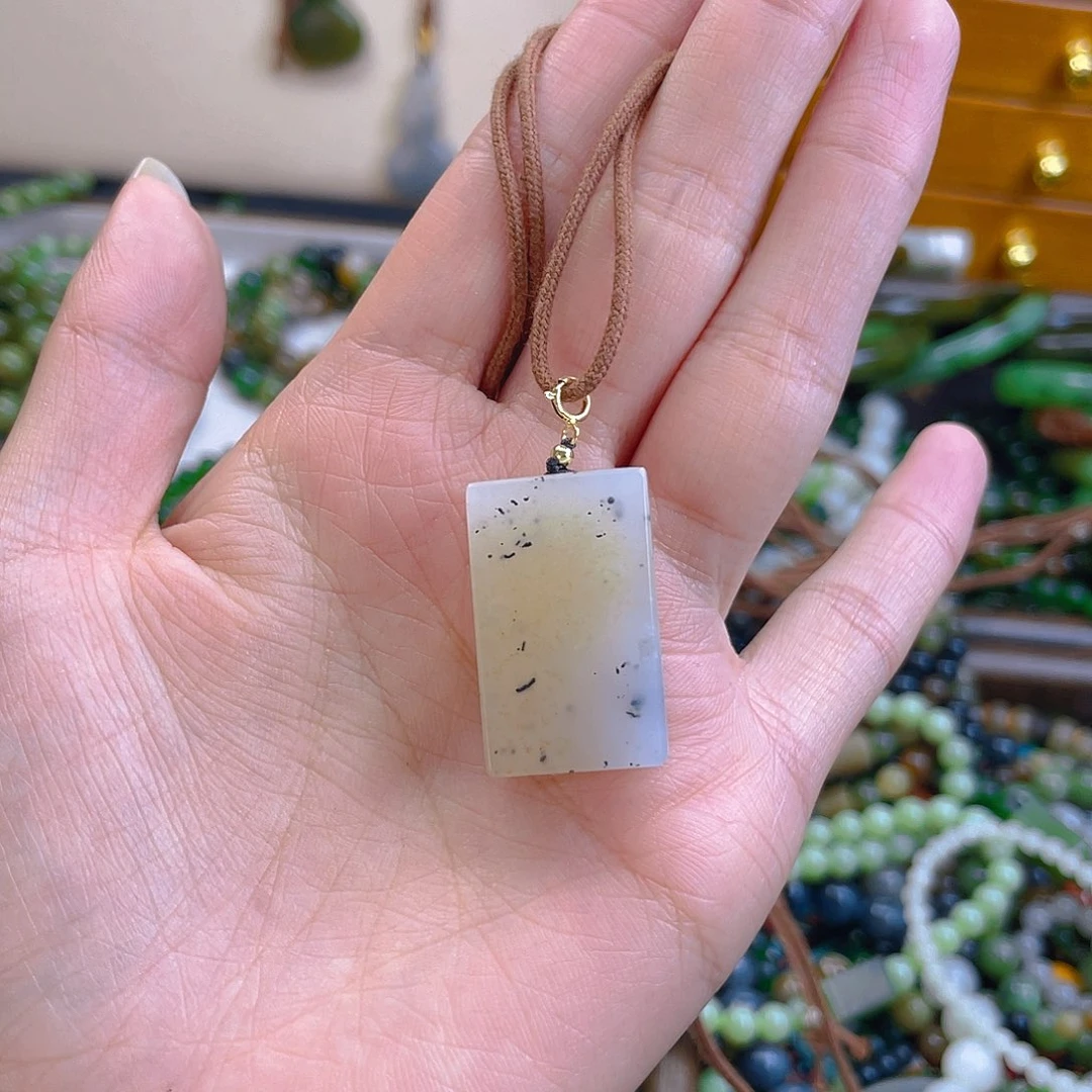 和田玉未镶嵌手链2