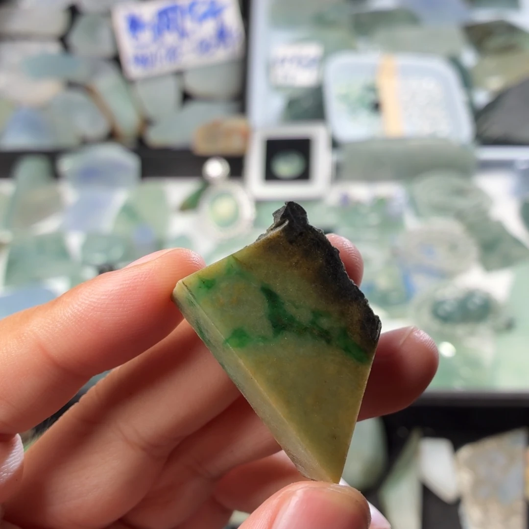 未镶嵌定制翡翠天然缅甸翡翠a货边角料