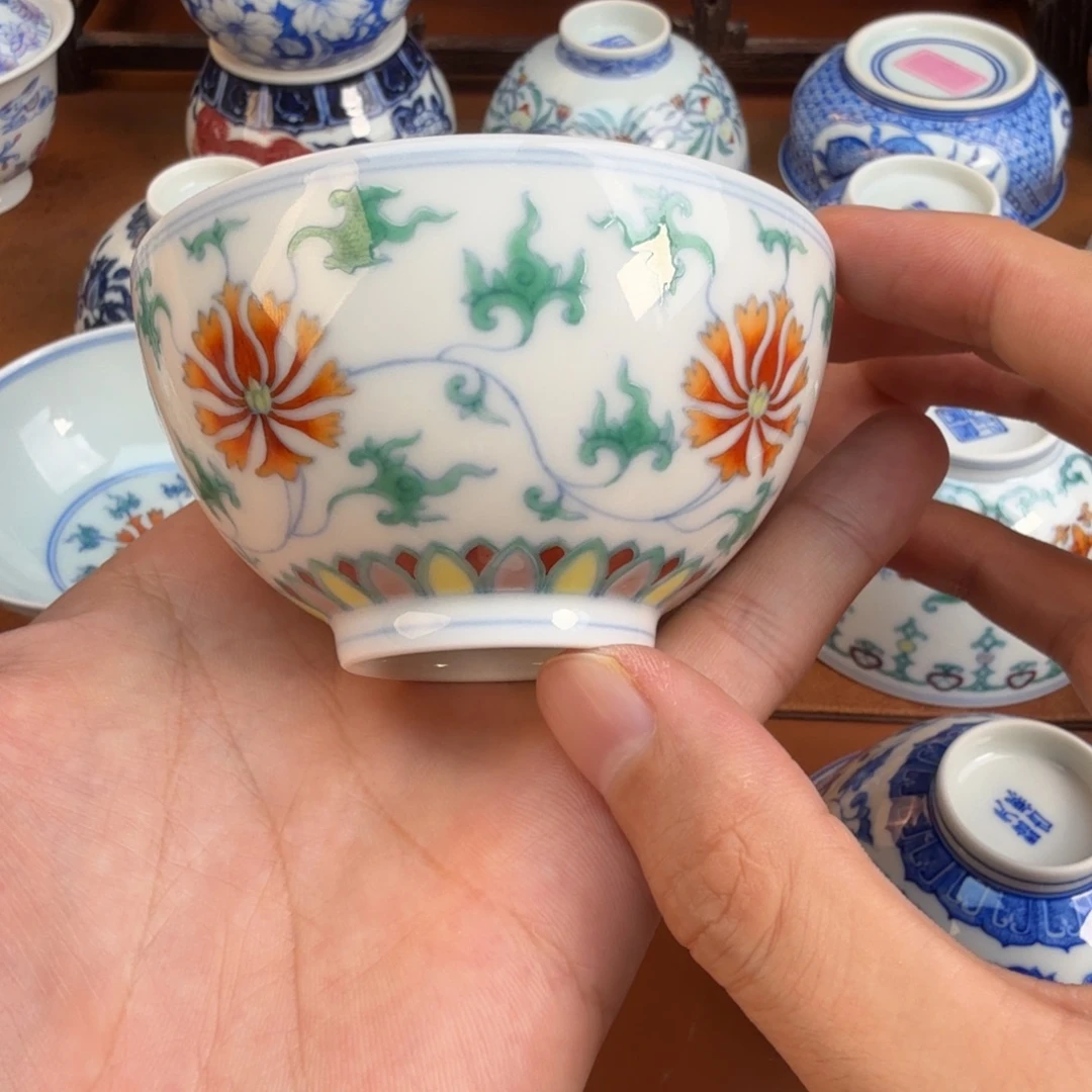 R***s摆件景德镇瓷器手工手绘