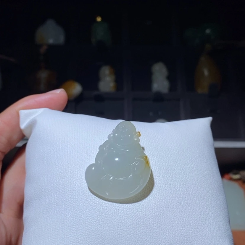 【闪购商品】吊坠(不含链)未镶嵌和田玉壹*弎