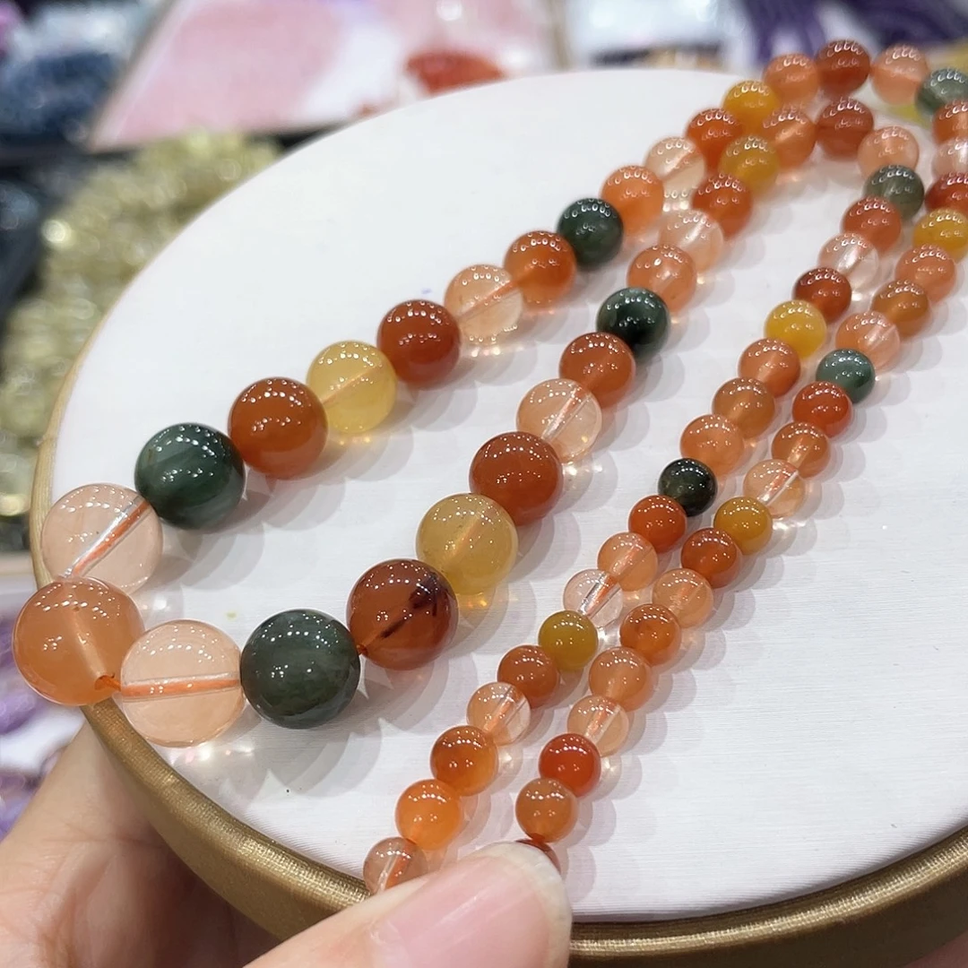 未镶嵌手链水晶彩兔毛塔链