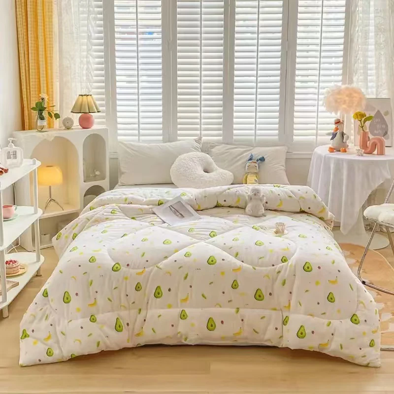 全棉双层纱春秋 冬被冬季春秋被加厚双层纱布