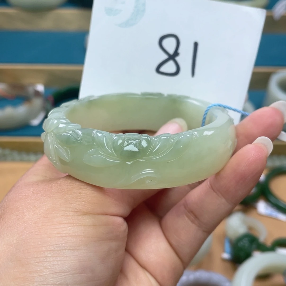 未镶嵌手镯和田玉圈口55