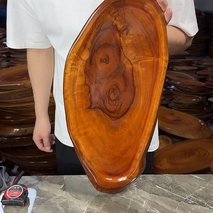 泉***车香樟木樟木茶盘47