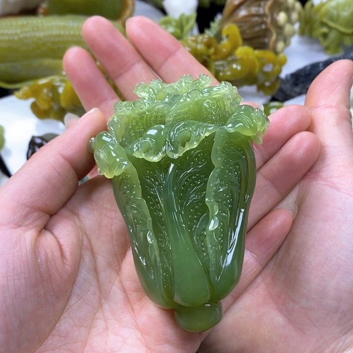 蛇纹石玉手把未镶嵌用****1