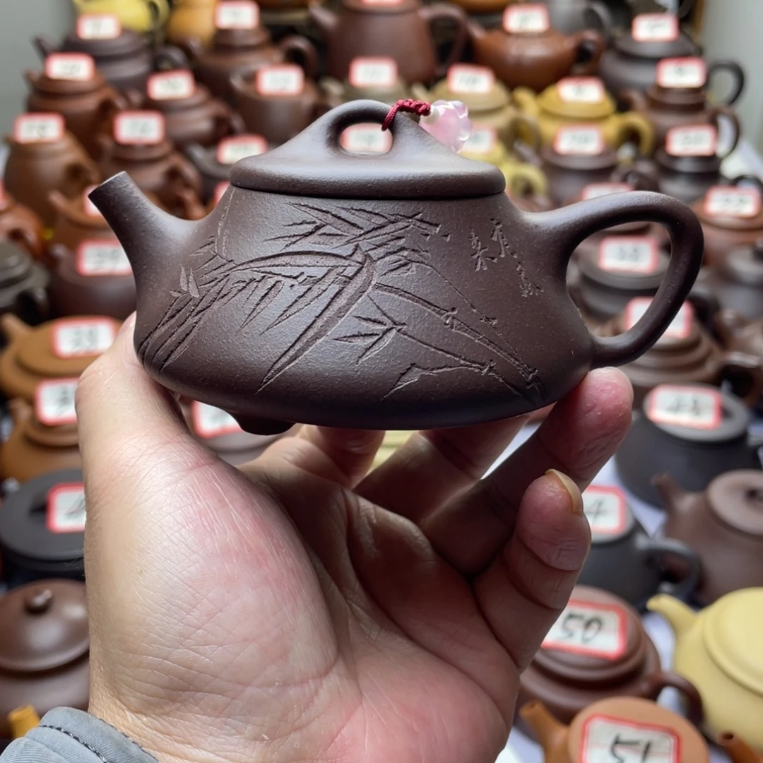 茶壶紫砂宜兴紫砂半手工