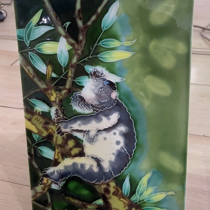 陶瓷瓷版画考拉陶瓷