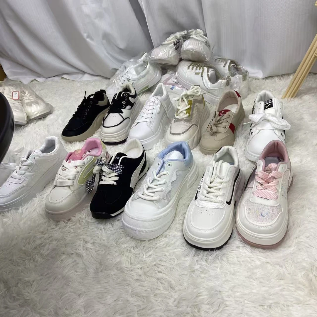 回弹减震小白鞋女低帮板鞋休闲鞋潮鞋松糕鞋时尚