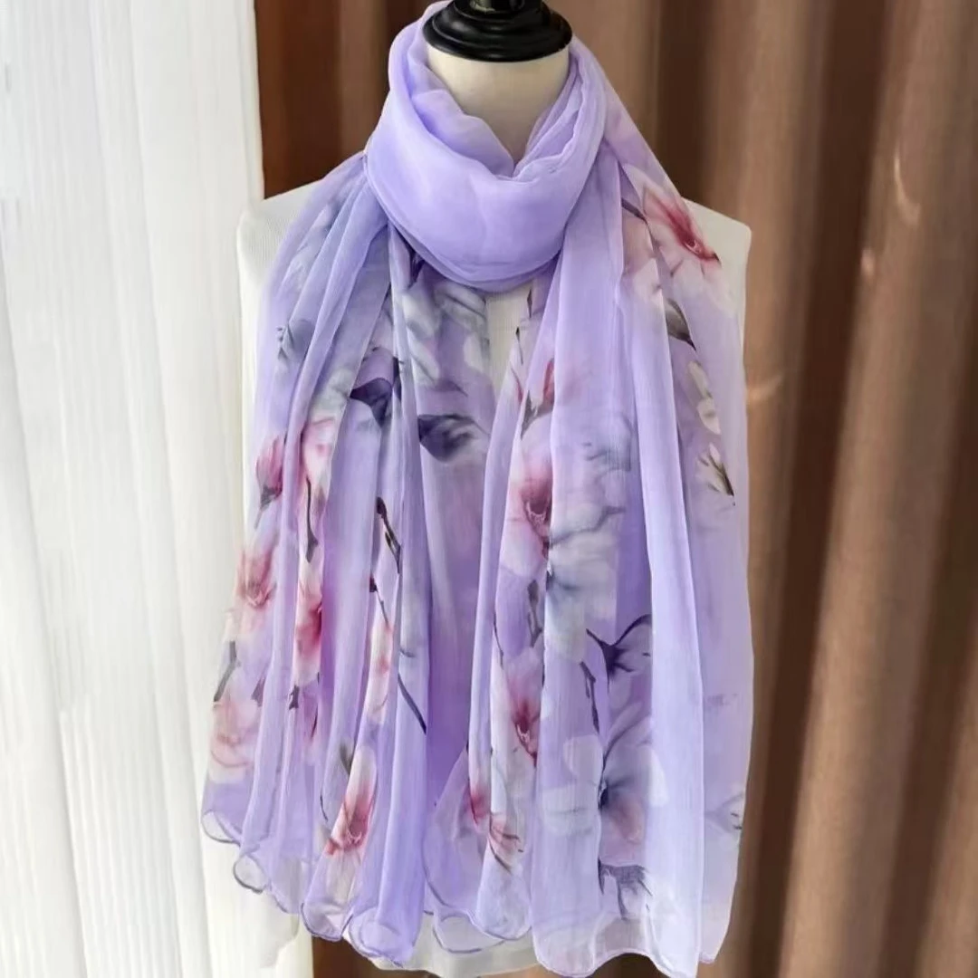 醉美人银锦纱140*190丝巾