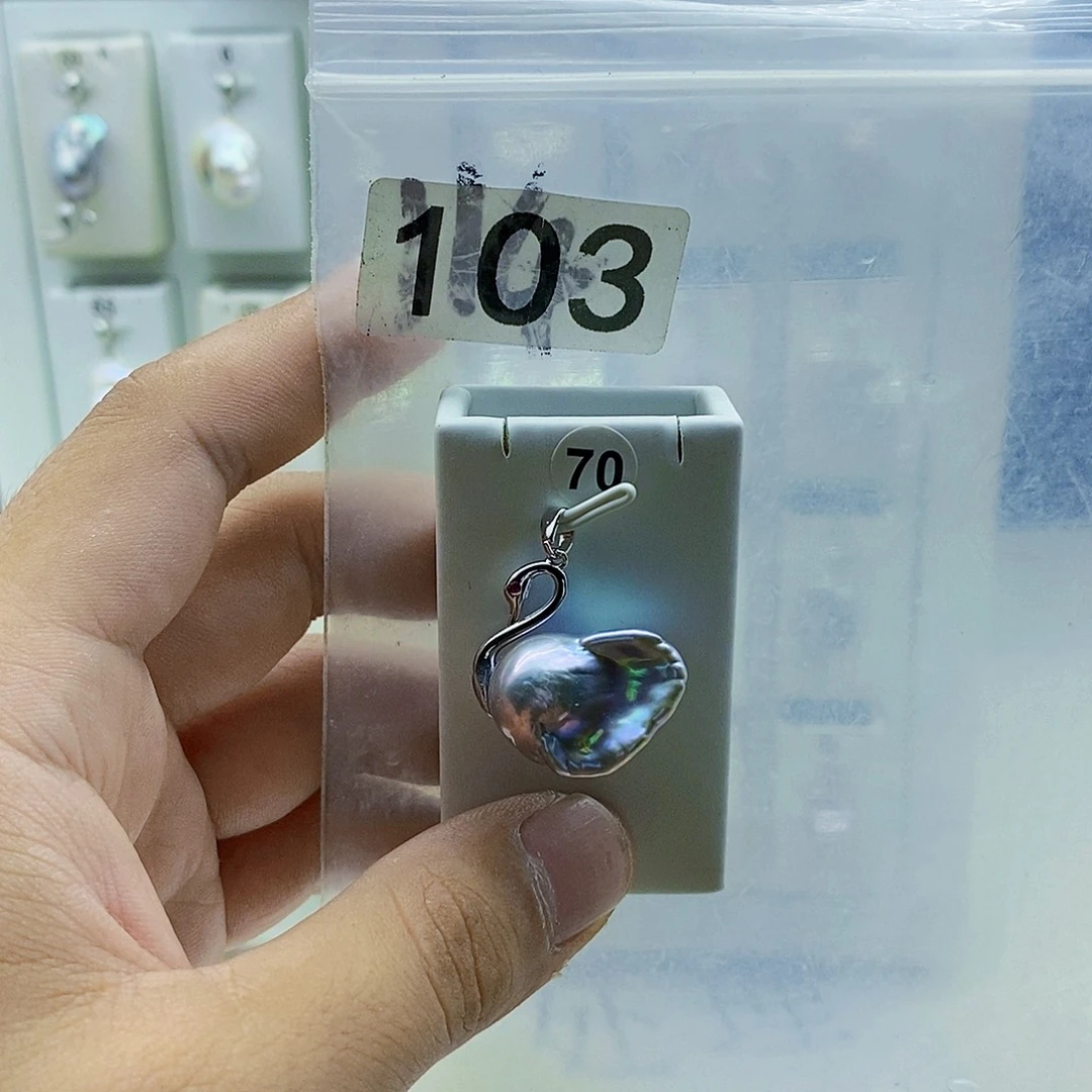 颈饰合金淡水珍珠