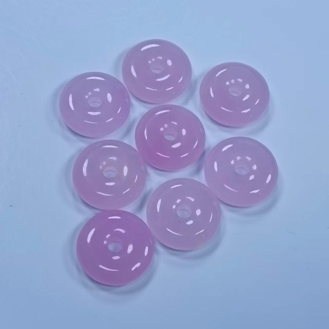 粉紫平安扣随机发一个L26