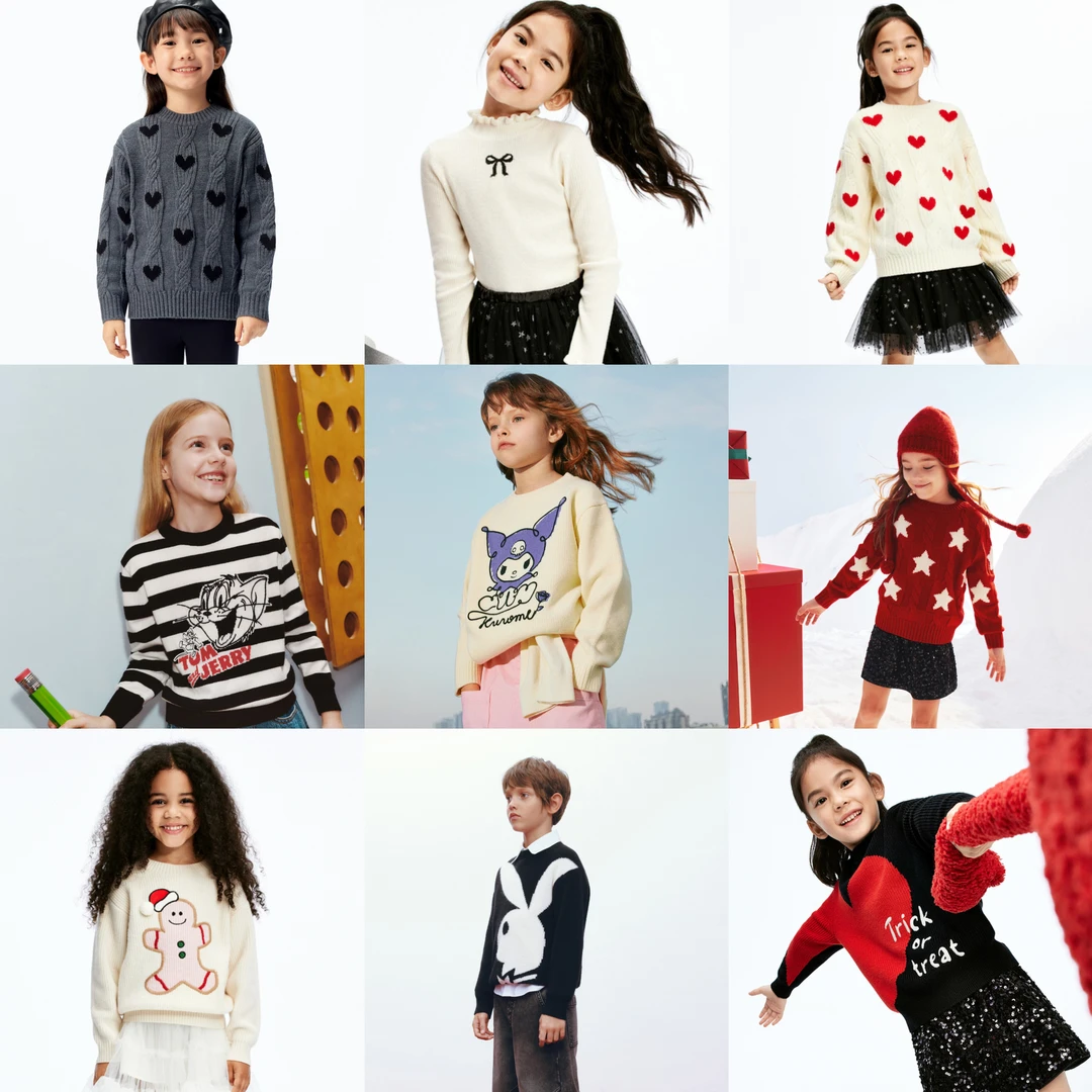 【毛衣合集 同价双11】男女童装亲子装毛衫针织毛衣#KBD4SWT031