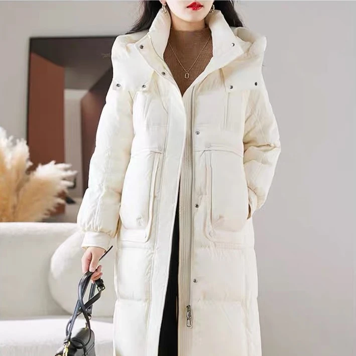 女款中长款羽绒服