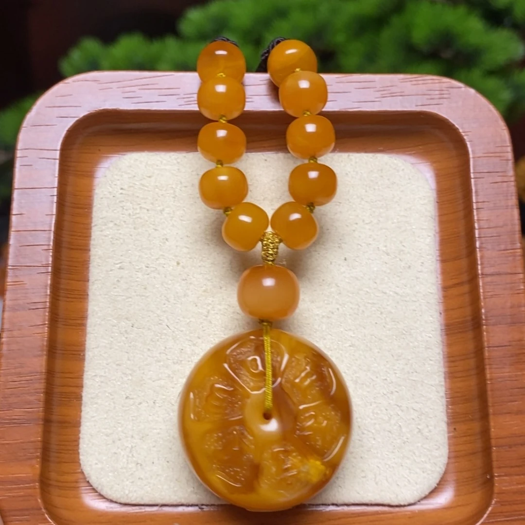 【闪购商品】蜜蜡颈饰未镶嵌项链