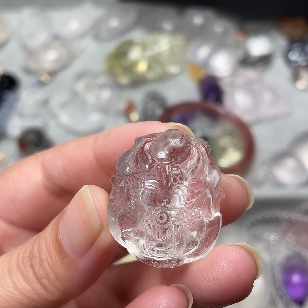颈饰未镶嵌水晶白水狐狐