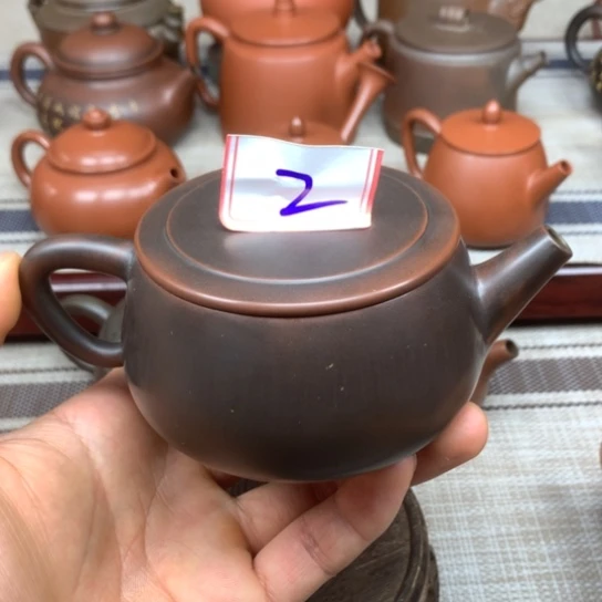 壶微瑕 黑素汉瓦壶 200毫升左右的